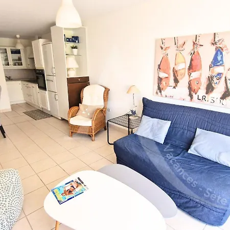 Apartmán Grand T2 Avec Terrasse Piscine Et Garage Sète